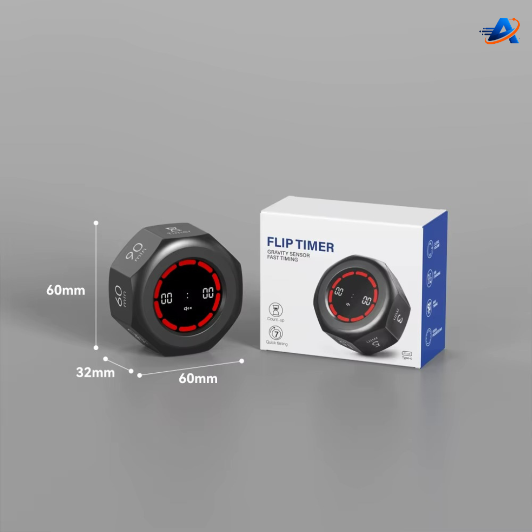 FocusFlip™ – Minuteur Intelligent à Retournement USB